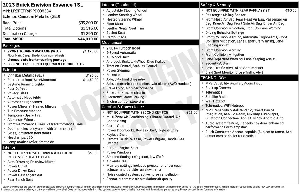 Used 2023 Buick Envision SUV