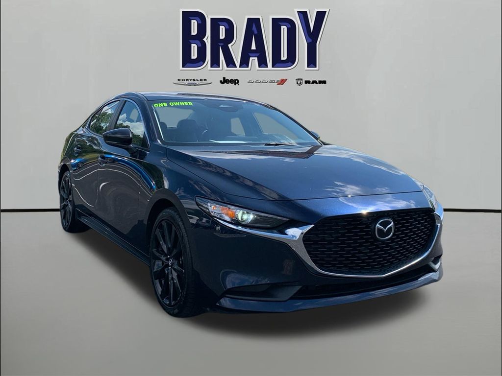 Deep Crystal Blue Mica 2025 Mazda MAZDA3 Sedan Front-Wheel Drive 6-Speed Automatic