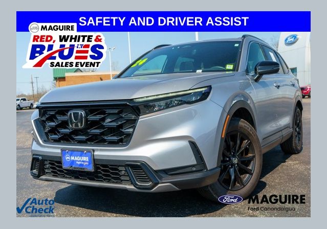 Silver 2024 Honda CR-V Hybrid SUV / Crossover All-Wheel Drive Continuously Variable Transmission