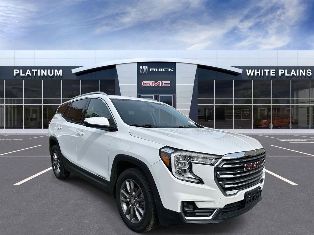 Summit White 2023 GMC Terrain SLT AWD SUV / Crossover All-Wheel Drive 9-Speed Automatic