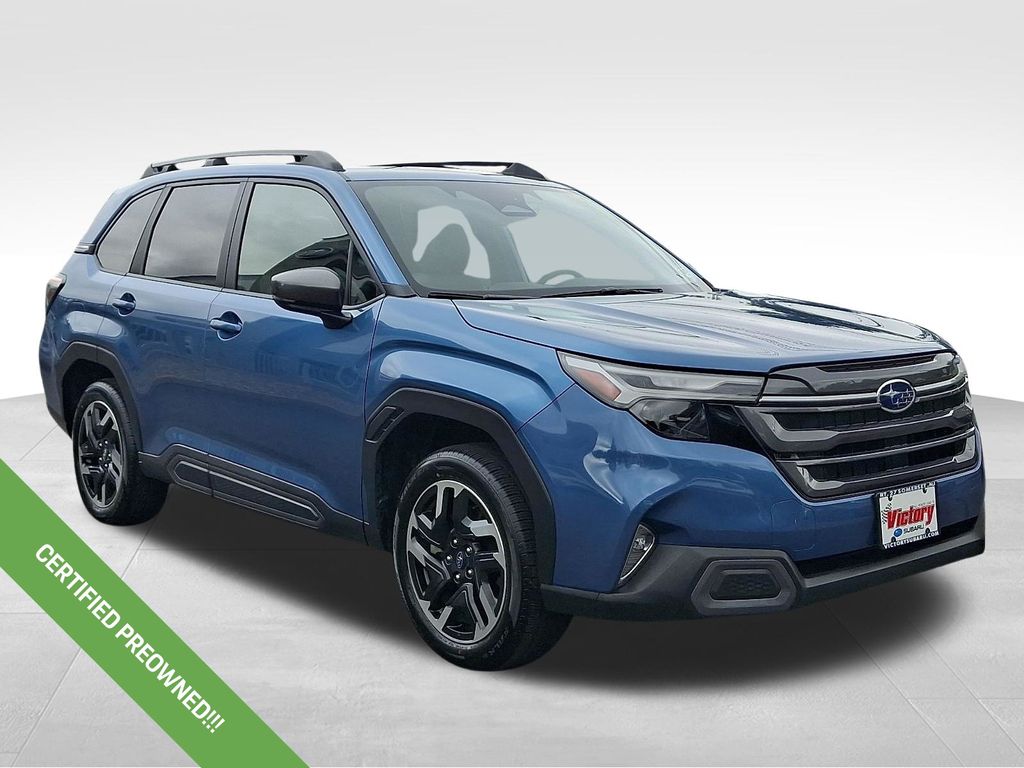 Horizon Blue Pearl 2025 Subaru Forester SUV / Crossover All-Wheel Drive Continuously Variable Transmission