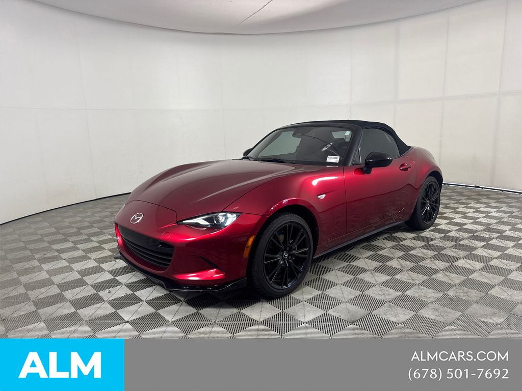 Soul Red Crystal Metallic 2025 Mazda MX-5 Miata Convertible Rear-Wheel Drive 6-Speed Manual