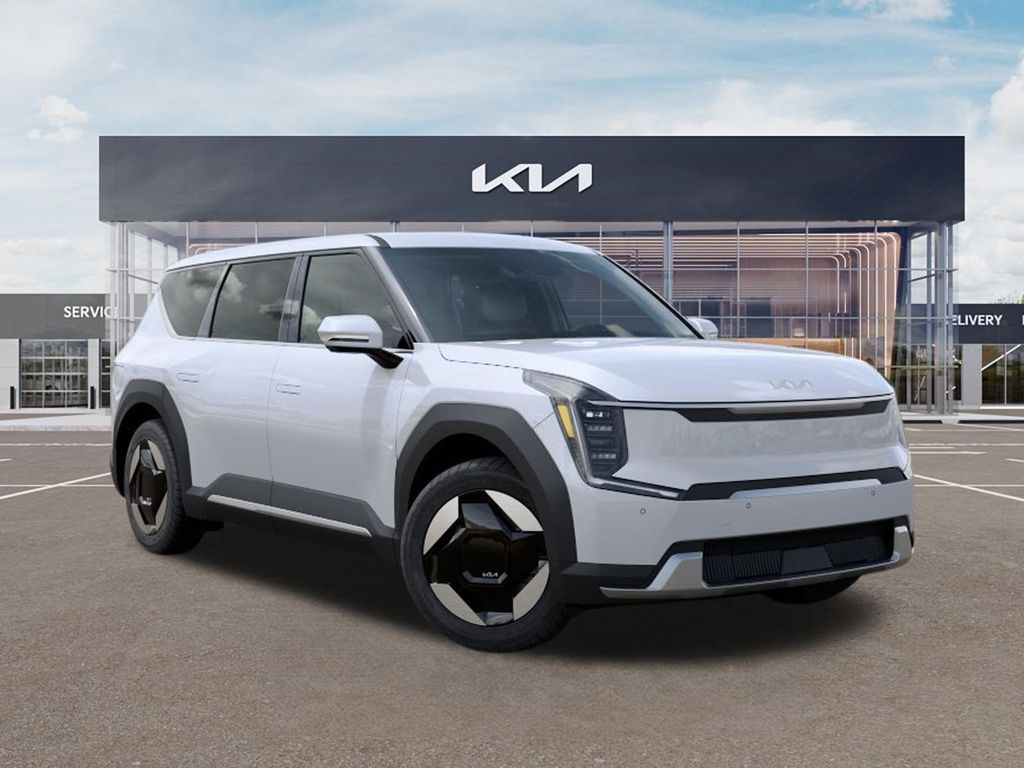 2026 Kia EV9 Light Long Range White at Shottenkirk Kia Fort Bend