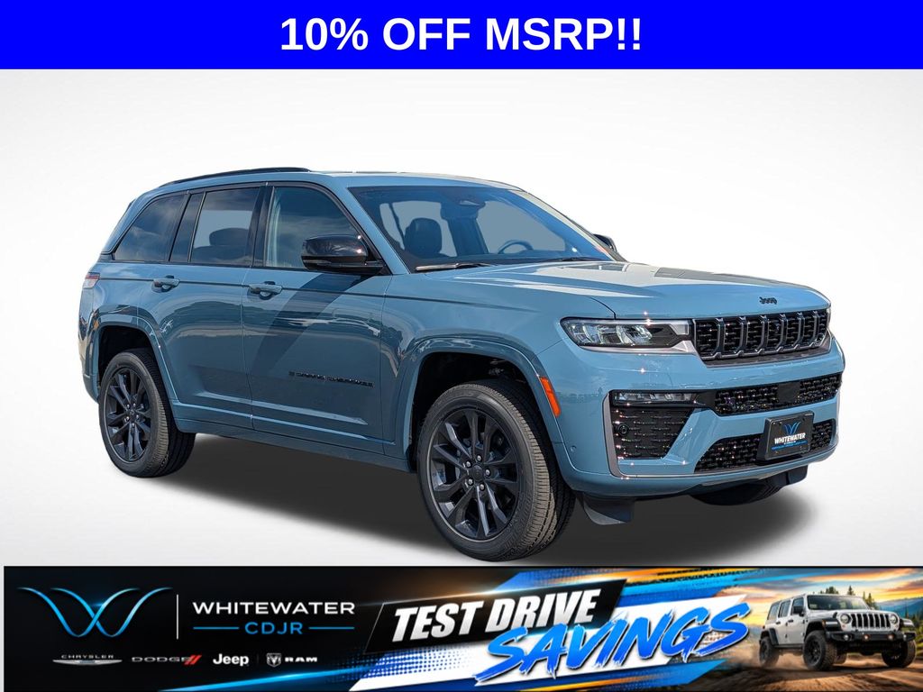 Gray (Steel Blue) 2026 Jeep Grand Cherokee SUV / Crossover Four-Wheel Drive 8-Speed Automatic