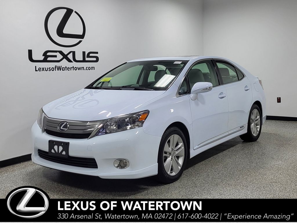 Aurora White Pearl 2010 Lexus HS 250h Sedan Front-Wheel Drive Continuously Variable Transmission