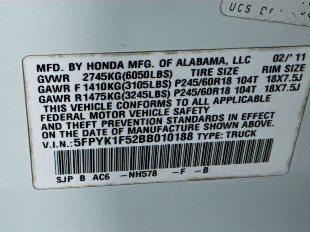 Used Car 2011 Honda Ridgeline  Rtl For Sale Under $12,000 In Austin, Texas