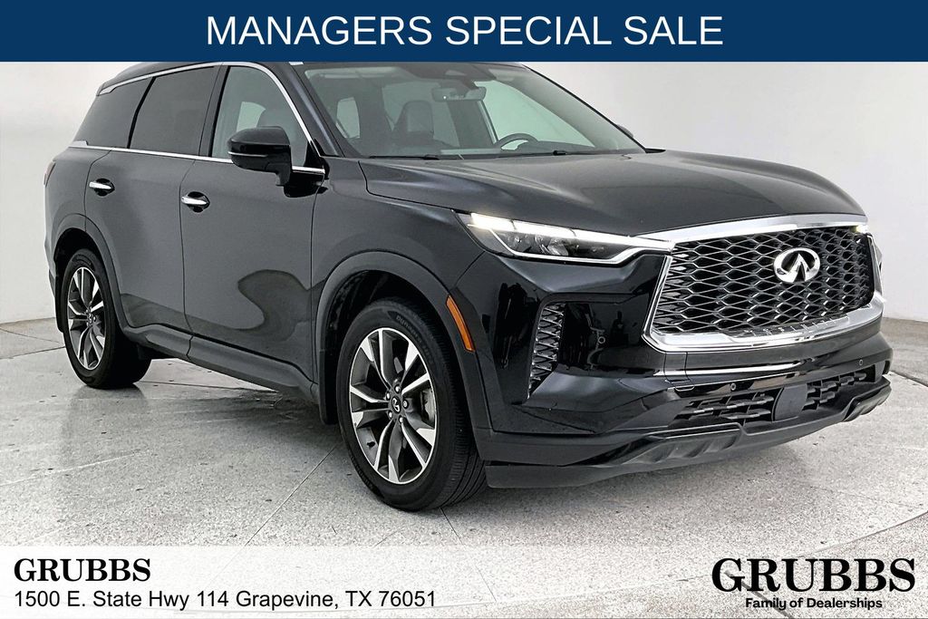 Mineral Black 2025 INFINITI QX60 SUV / Crossover Front-Wheel Drive 9-Speed Automatic