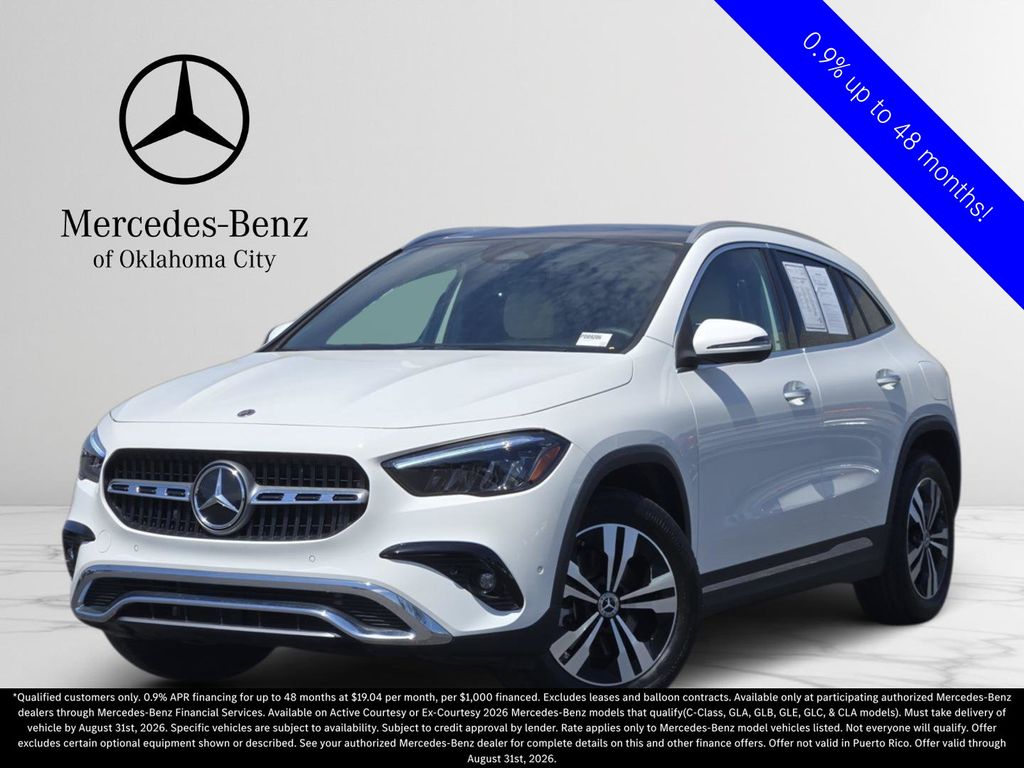 Polar White 2026 Mercedes-Benz GLA SUV / Crossover All-Wheel Drive 8-Speed Dual Clutch