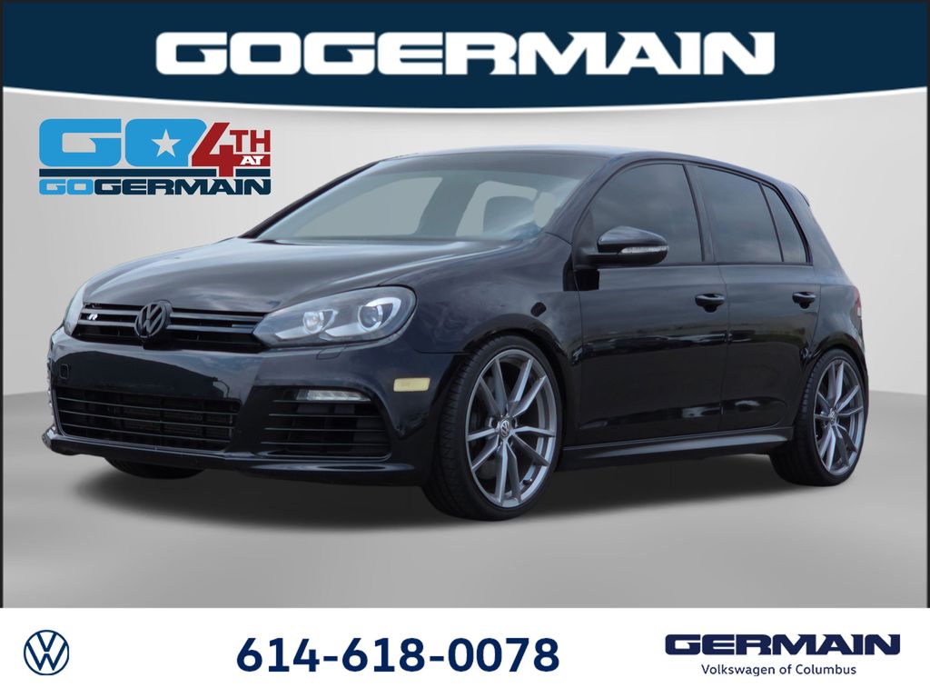 Deep Black 2013 Volkswagen Golf R Hatchback All-Wheel Drive 6-Speed Manual
