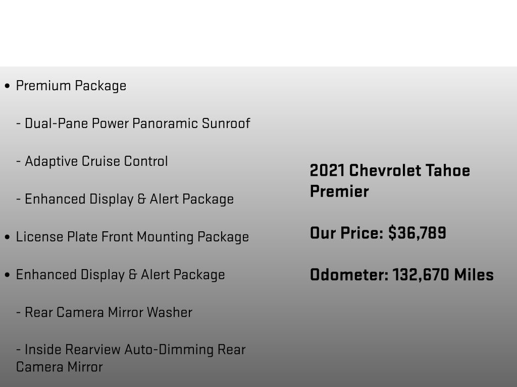2021 Chevrolet Tahoe Premier Blue at Carlisle Cadillac Buick GMC