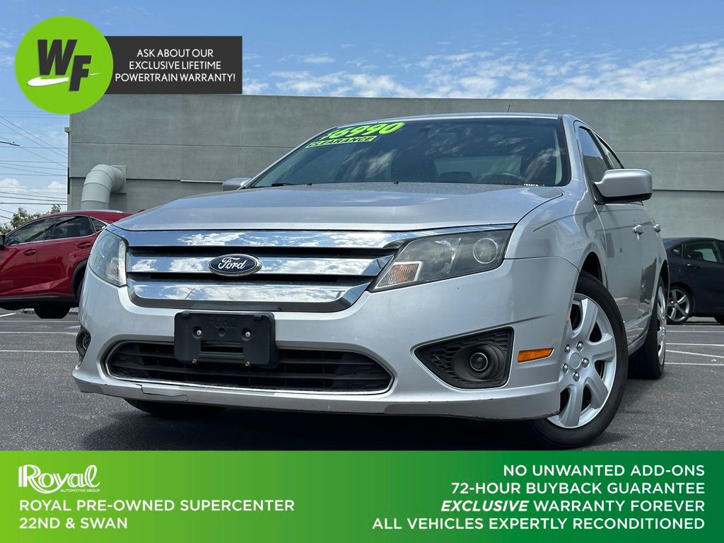 Ingot Silver 2011 Ford Fusion Sedan Front-Wheel Drive 6-Speed Automatic