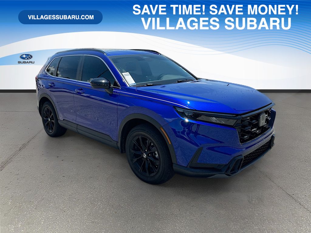 Blue 2024 Honda CR-V Hybrid SUV / Crossover All-Wheel Drive Continuously Variable Transmission