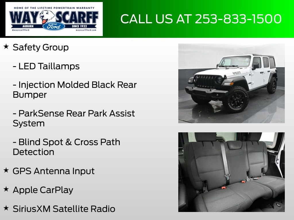 2020 Jeep Wrangler Unlimited Willys 4X4