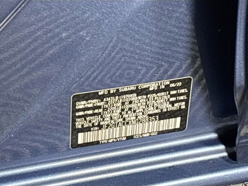 2022 Subaru Crosstrek Premium