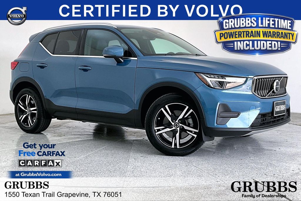 Fjord Blue Metallic 2025 Volvo XC40 B5 Core Bright Theme AWD SUV / Crossover All-Wheel Drive Automatic