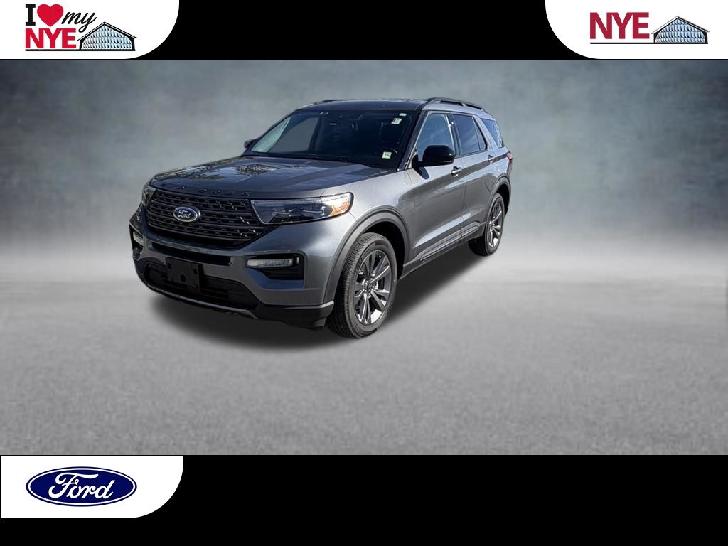 Gray Metallic 2023 Ford Explorer SUV / Crossover All-Wheel Drive Automatic