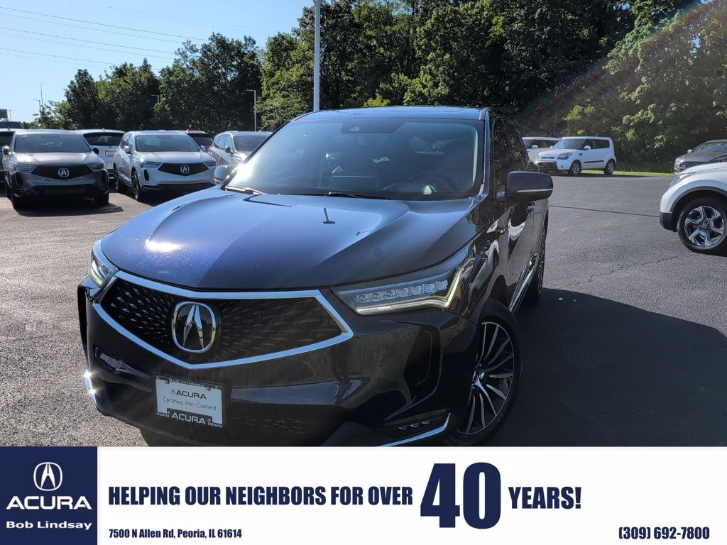 Fathom Blue Pearl 2024 Acura RDX SH-AWD with Advance Package SUV / Crossover All-Wheel Drive Automatic