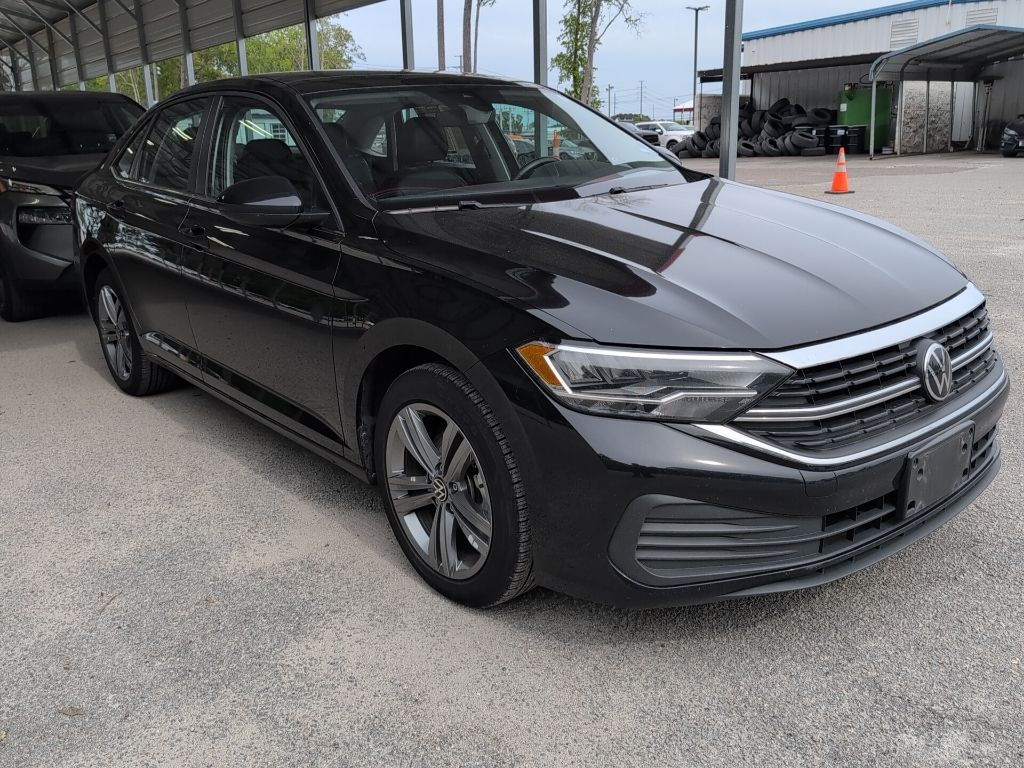 Blue 2024 Volkswagen Jetta SE FWD Sedan Front-Wheel Drive 8-Speed Automatic