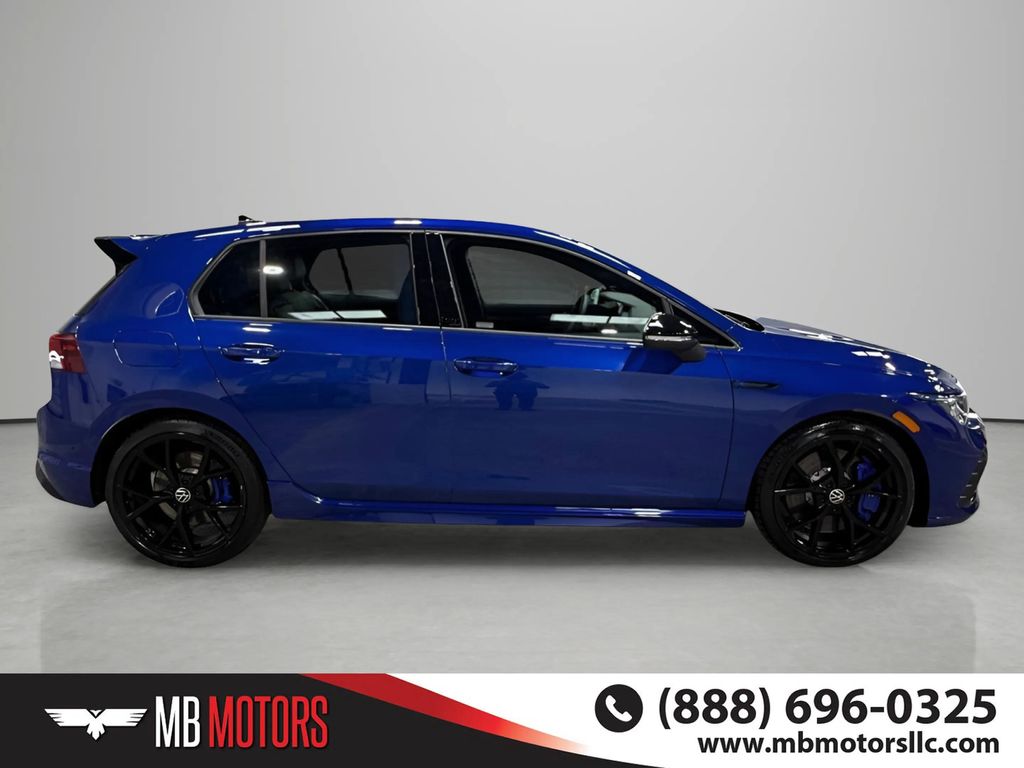 Blue 2023 Volkswagen Golf R 20th Anniversary Edition AWD Hatchback All-Wheel Drive 6-Speed Manual
