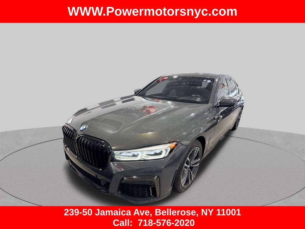 Dravit Gray Metallic 2021 BMW 7 Series Sedan All-Wheel Drive 8-Speed Automatic