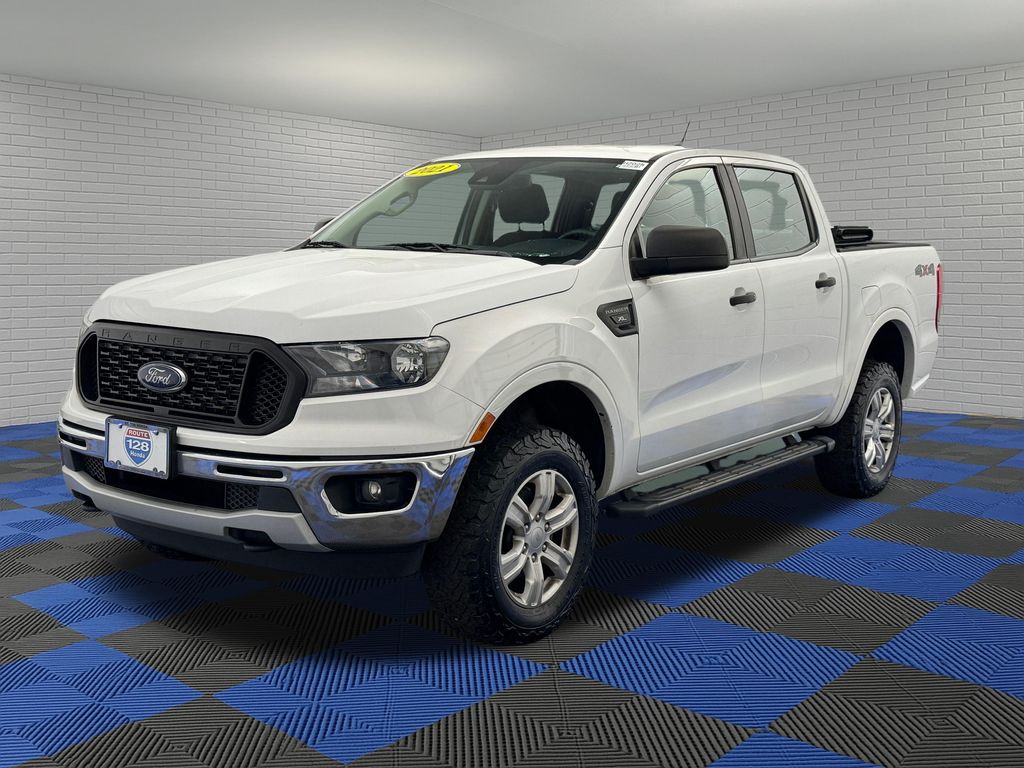 Oxford White 2021 Ford Ranger Pickup Truck Four-Wheel Drive Automatic