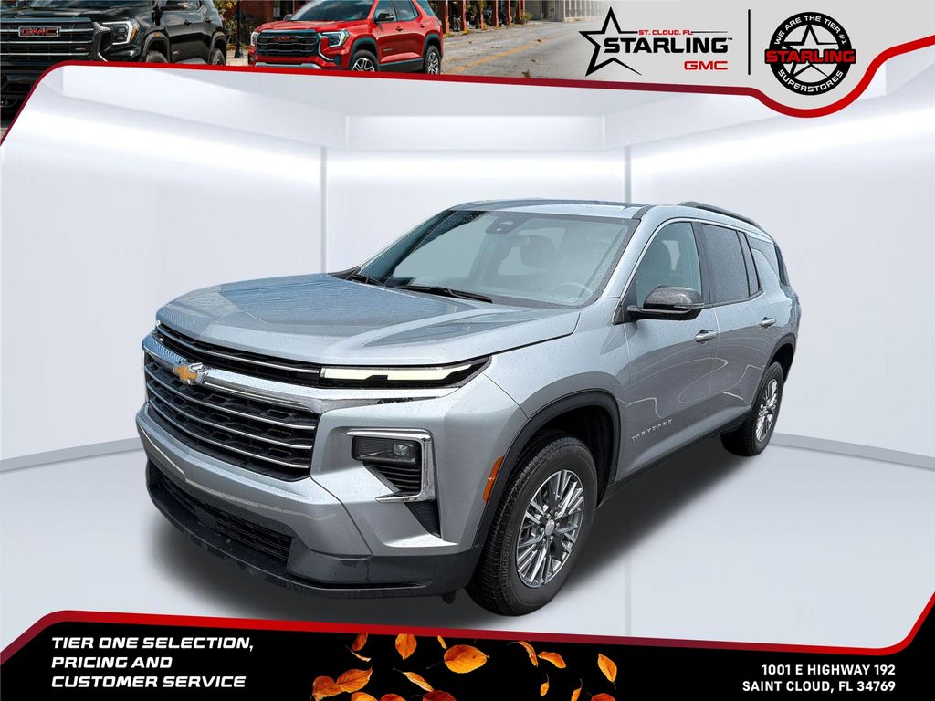 Sterling Gray Metallic 2025 Chevrolet Traverse SUV / Crossover Front-Wheel Drive 8-Speed Automatic