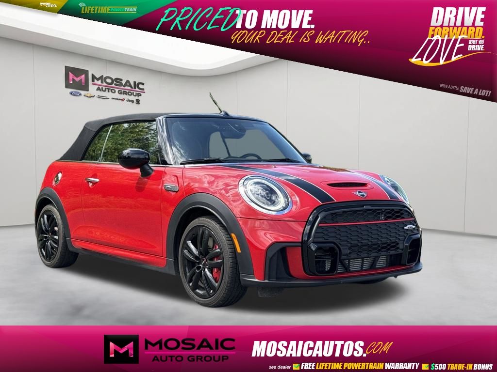 Chili Red 2022 MINI Cooper Convertible Front-Wheel Drive 8-Speed Automatic