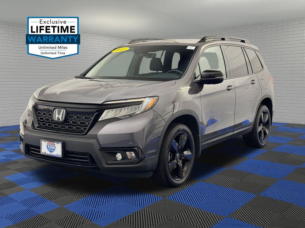 Gray (Modern Steel Metallic) 2021 Honda Passport SUV / Crossover All-Wheel Drive 9-Speed Automatic