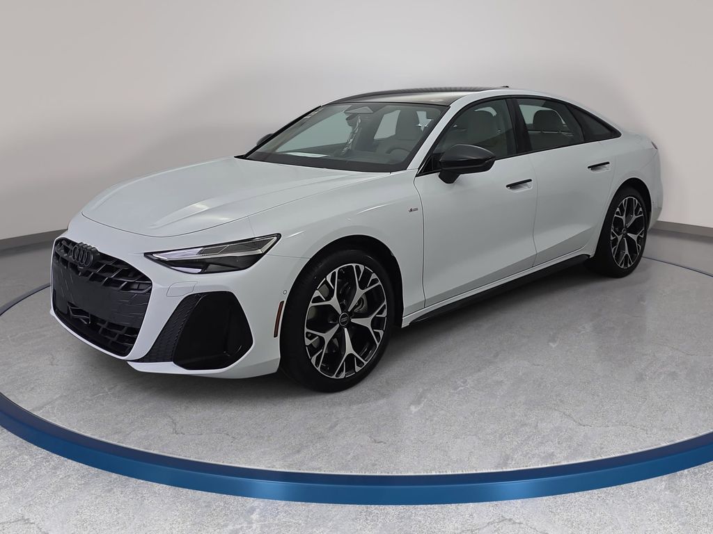 White 2026 Audi A6 quattro Progressiv 55 TFSI Sedan 7-Speed Automatic