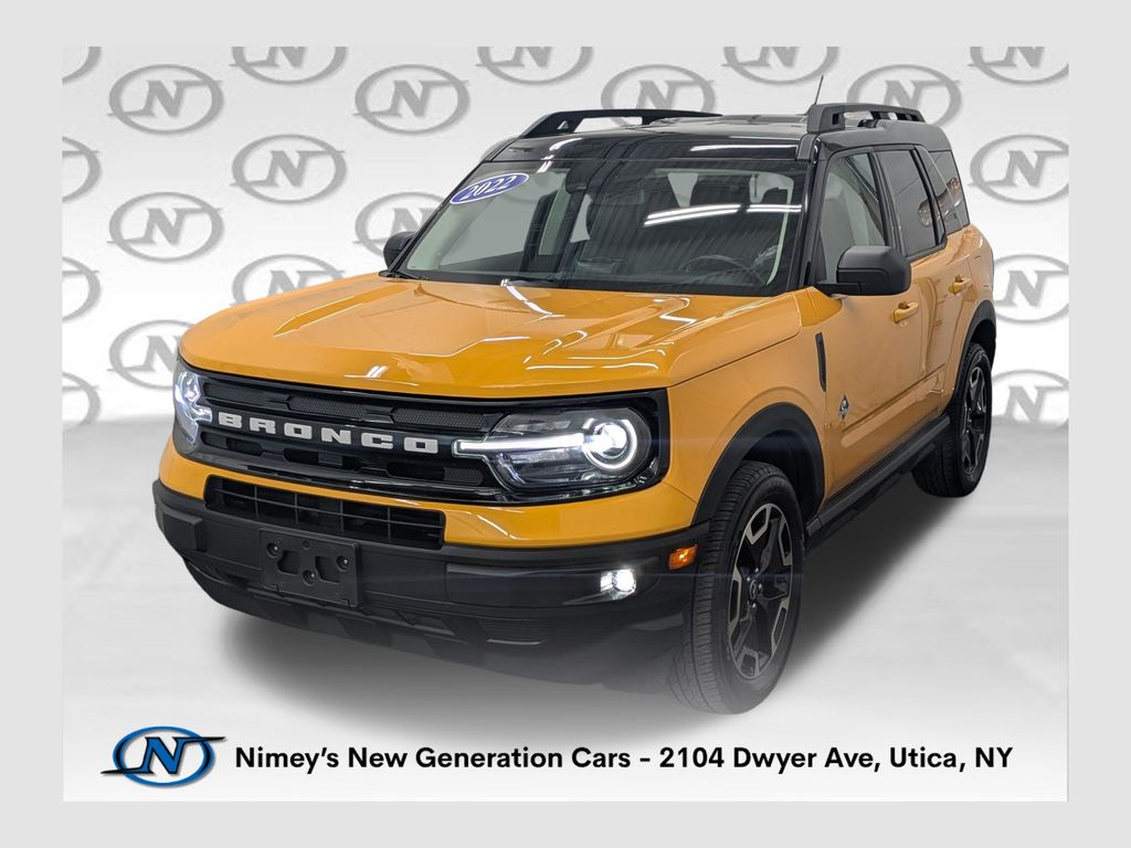 Cyber Orange Metallic Tricoat 2022 Ford Bronco Sport SUV / Crossover All-Wheel Drive 8-Speed Automatic
