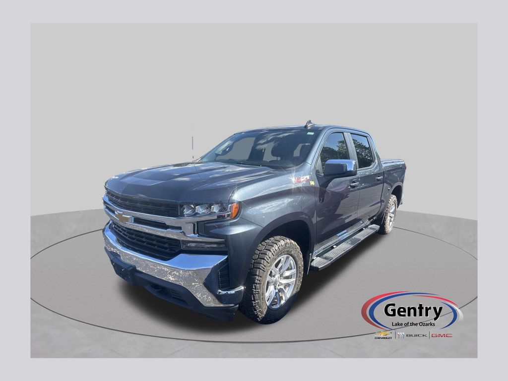 Shadow Gray Metallic 2020 Chevrolet Silverado 1500 Pickup Truck Four-Wheel Drive 8-Speed Automatic