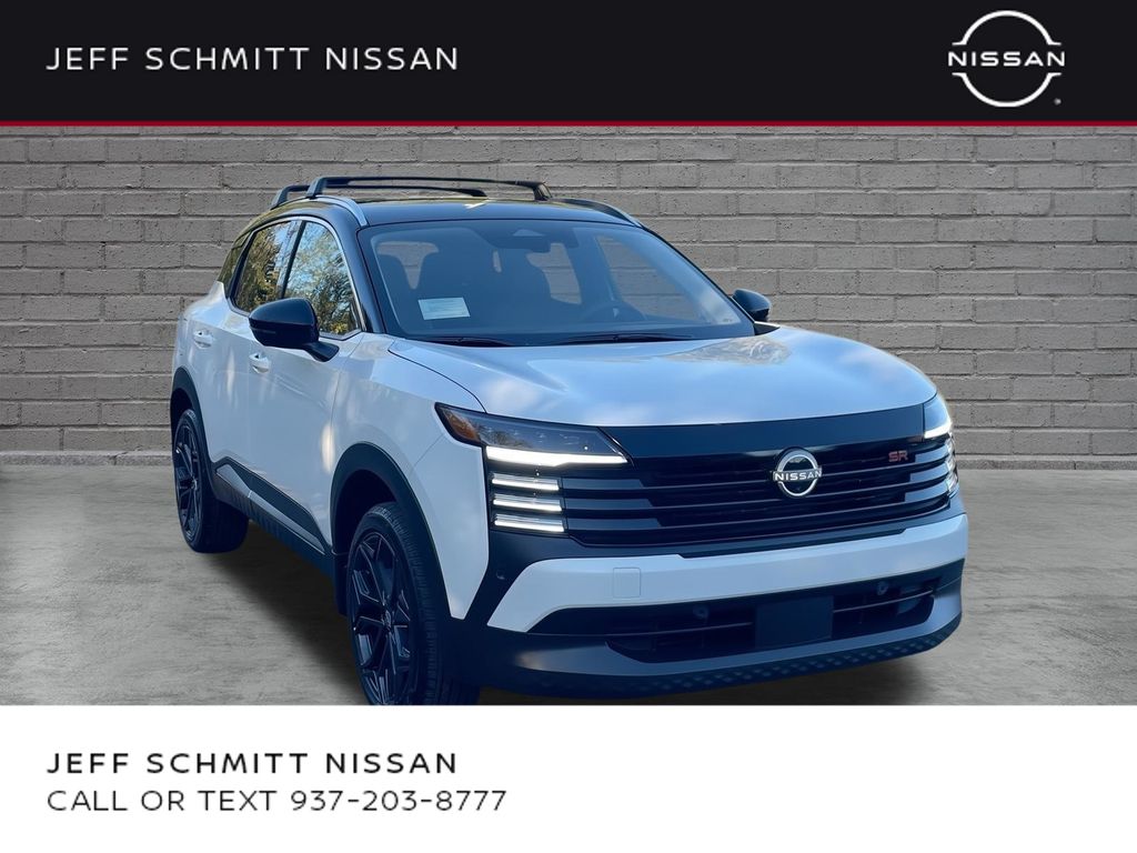 Aspen White/Super Black 2026 Nissan Kicks SUV / Crossover All-Wheel Drive Continuously Variable Transmission