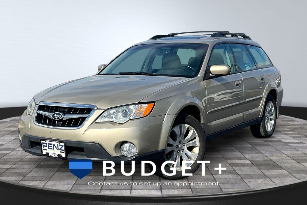 Harvest Gold Metallic 2008 Subaru Outback Wagon All-Wheel Drive 4-Speed Automatic Overdrive