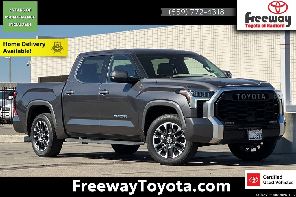 Magnetic Gray Metallic 2023 Toyota Tundra Pickup Truck Four-Wheel Drive Automatic