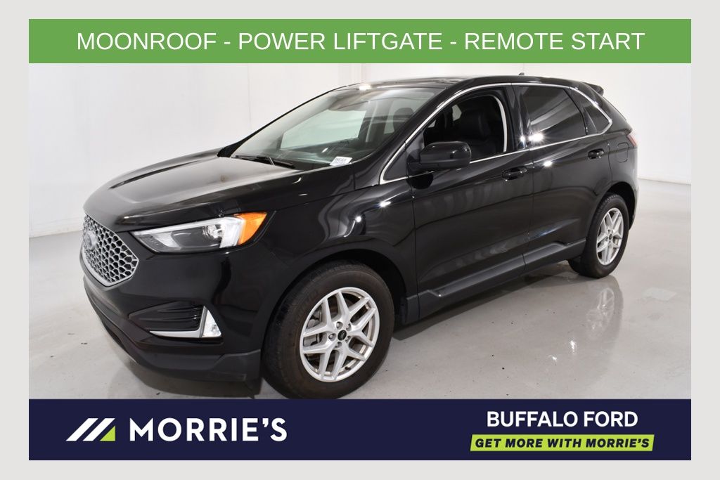 Black Metallic 2024 Ford Edge SUV / Crossover All-Wheel Drive 8-Speed Automatic