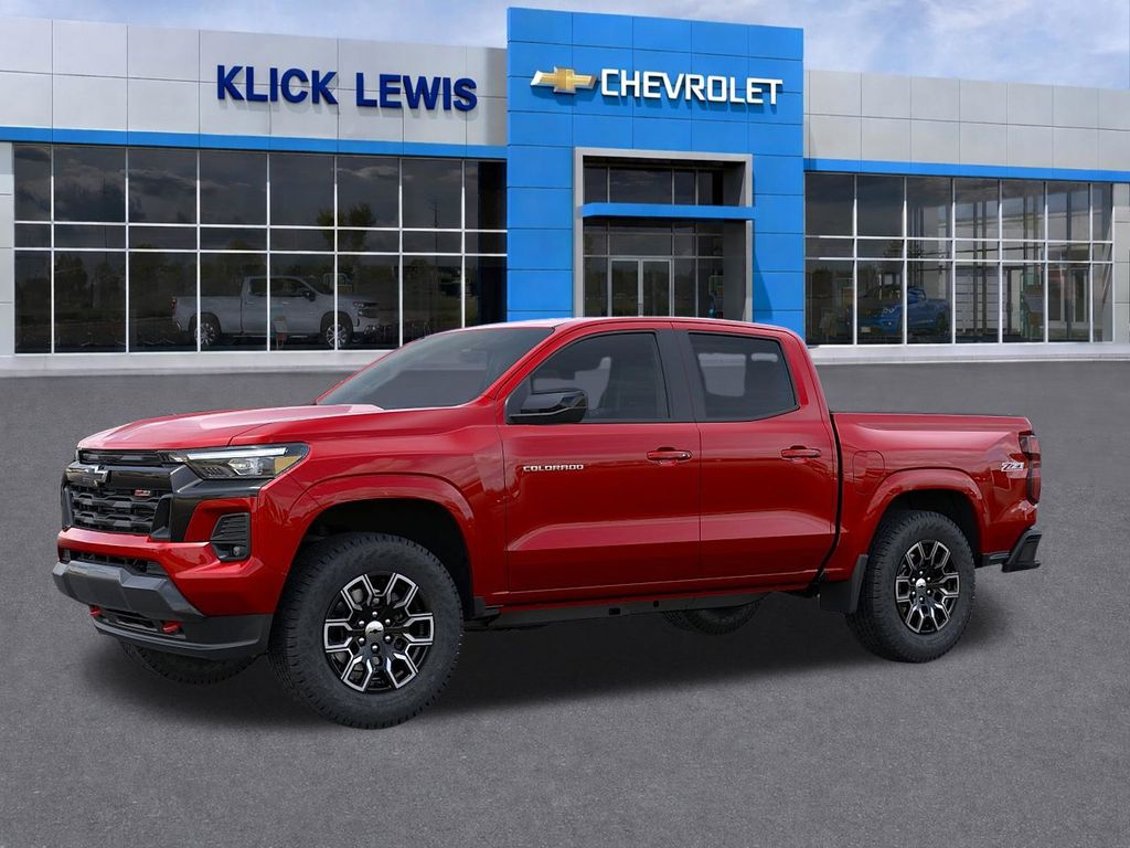 2026 Chevrolet Colorado Z71 Red at Klick Lewis Buick Chevrolet