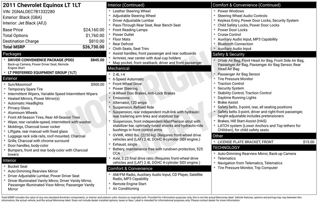 2011 Chevrolet Equinox LT