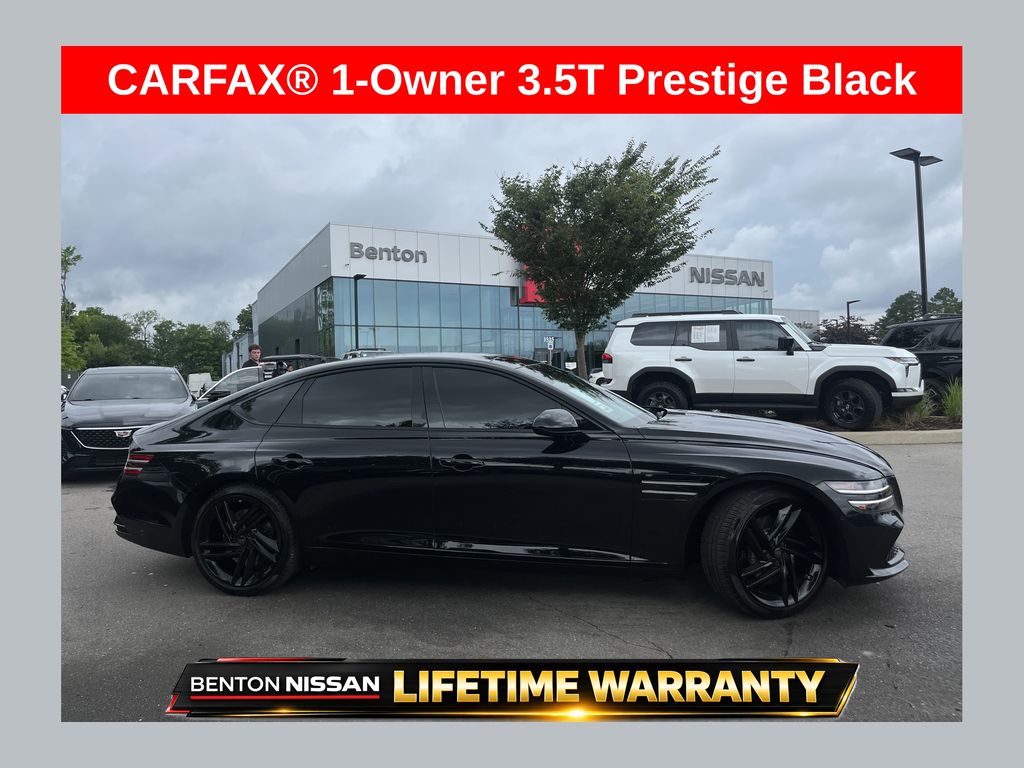 Vik Black 2026 Genesis G80 3.5T Prestige Black AWD Sedan All-Wheel Drive 8-Speed Automatic