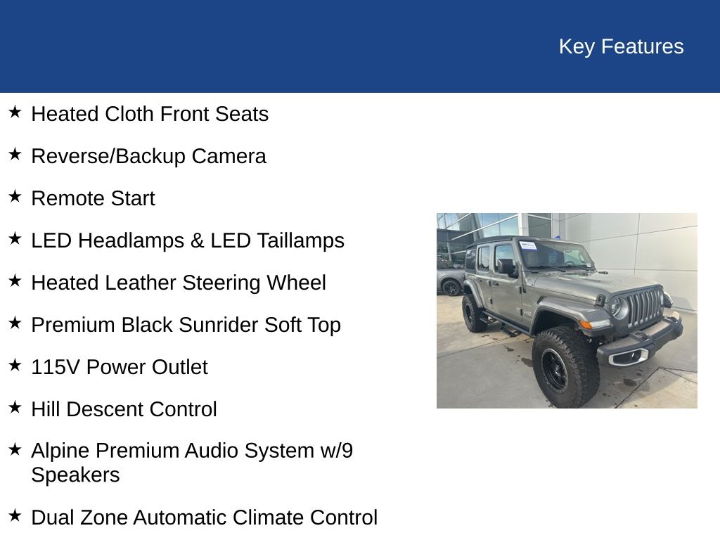 2019 Jeep Wrangler Unlimited Sahara 4x4