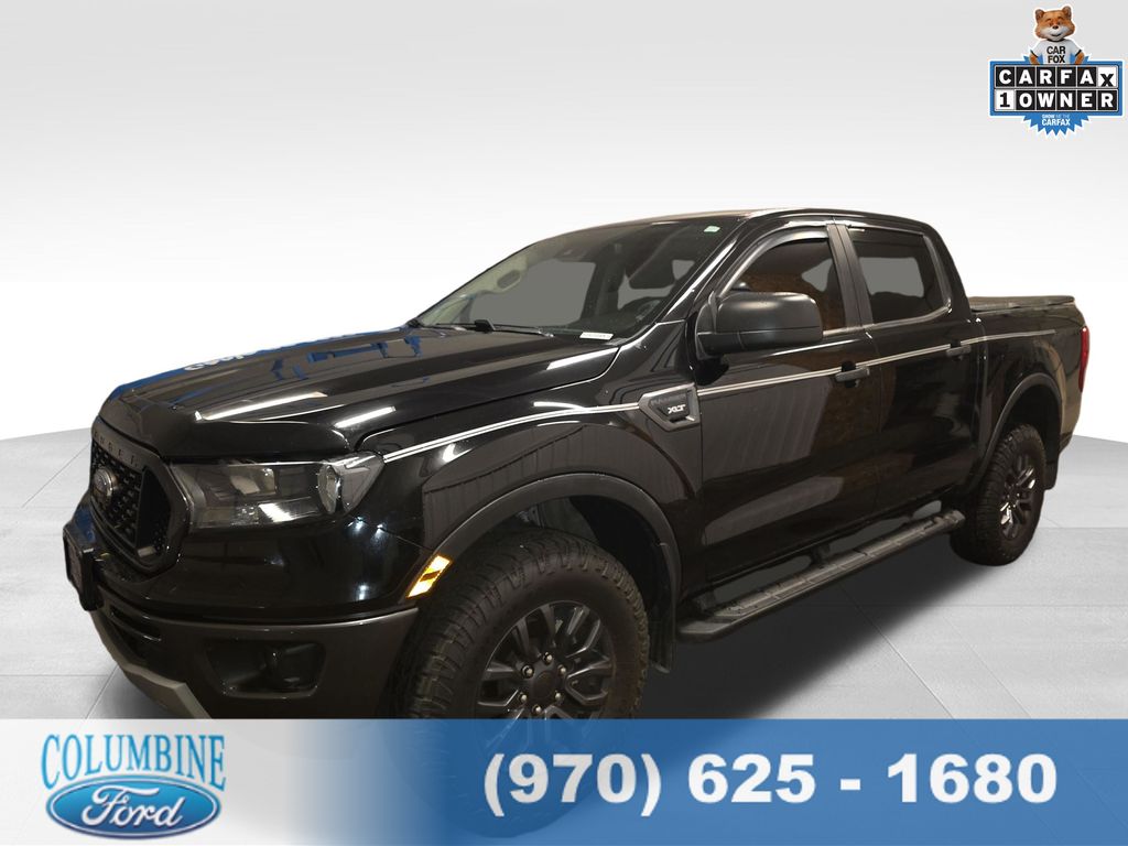 Shadow Black 2021 Ford Ranger XLT SuperCrew RWD Pickup Truck 4X2 Automatic