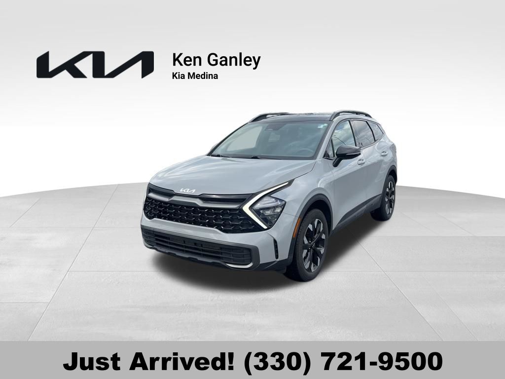 Wolf Gray 2023 Kia Sportage X-Line AWD SUV / Crossover All-Wheel Drive 8-Speed Automatic