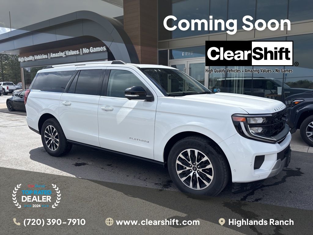 Oxford White 2025 Ford Expedition MAX Platinum 4WD SUV / Crossover Four-Wheel Drive Automatic