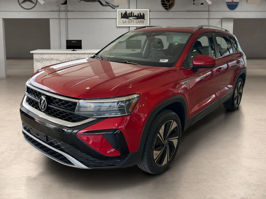 Red 2023 Volkswagen Taos SUV / Crossover All-Wheel Drive 7-Speed Dual Clutch