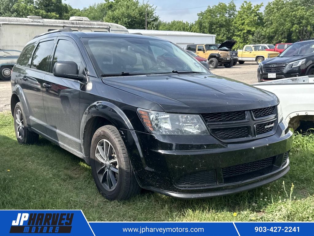 Pitch Black Clearcoat 2017 Dodge Journey SE FWD SUV / Crossover Front-Wheel Drive 4-Speed Automatic