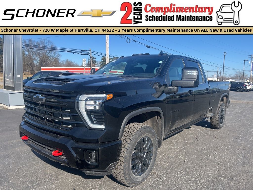 Black 2026 Chevrolet Silverado 3500HD Pickup Truck Four-Wheel Drive Automatic