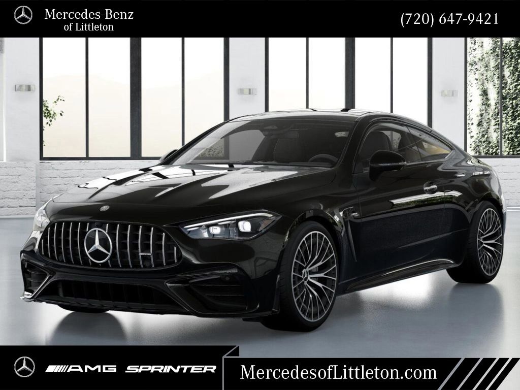 Obsidian Black Metallic 2026 Mercedes-Benz CLE AMG CLE 53 4MATIC Coupe All-Wheel Drive 9-Speed Automatic
