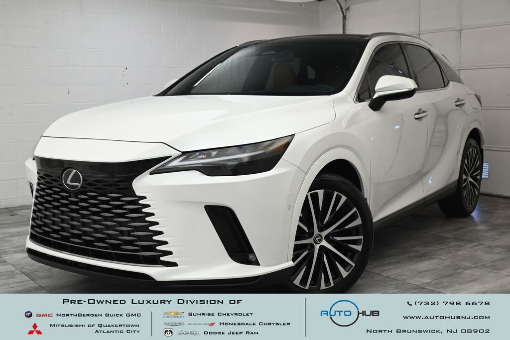 Eminent White Pearl 2025 Lexus RX Hybrid 350h Premium AWD SUV / Crossover All-Wheel Drive Continuously Variable Transmission