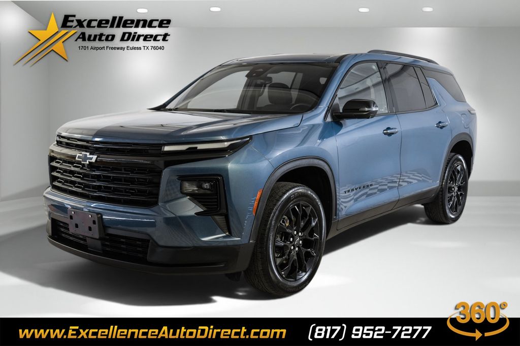 Lakeshore Blue Metallic 2024 Chevrolet Traverse SUV / Crossover Front-Wheel Drive 8-Speed Automatic