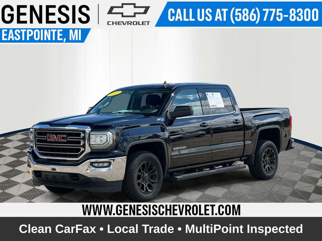 Onyx Black 2017 GMC Sierra 1500 Pickup Truck Four-Wheel Drive 6-Speed Automatic Overdrive