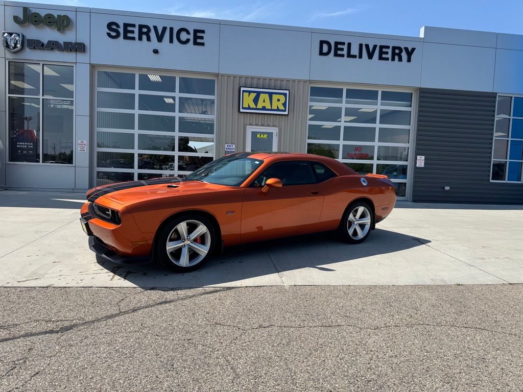 Toxic Orange Pearlcoat 2011 Dodge Challenger Coupe Rear-Wheel Drive 6-Speed Manual